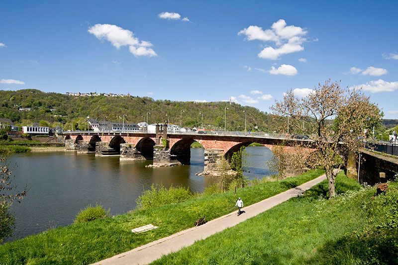 römerbrücke trier moezel duitsland eifel