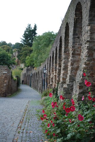 stadsmuur bad münstereifel eifel duitsland 